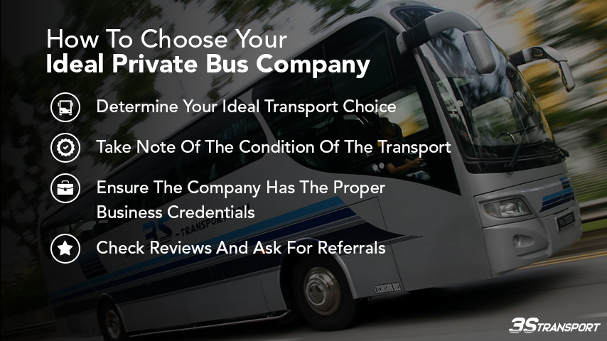 Tips for choosing your ideal private bus company bus transport in Singapore